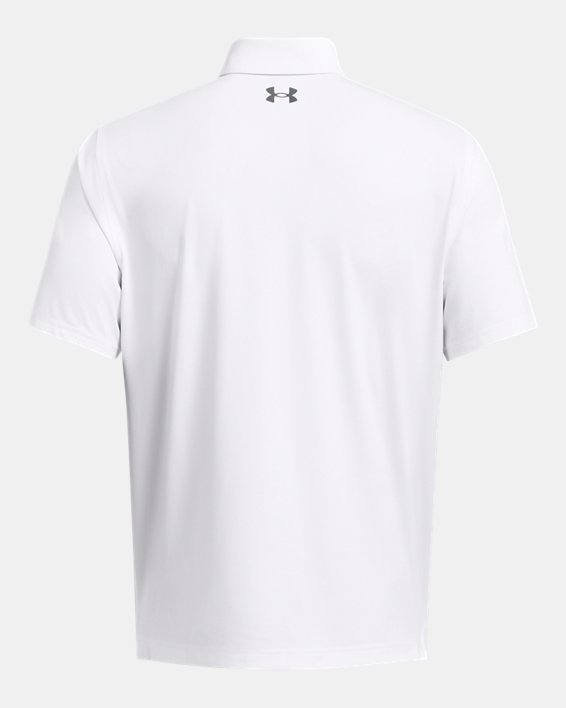 Polo UA Tee To Green pour homme, White, pdpMainDesktop image number 3